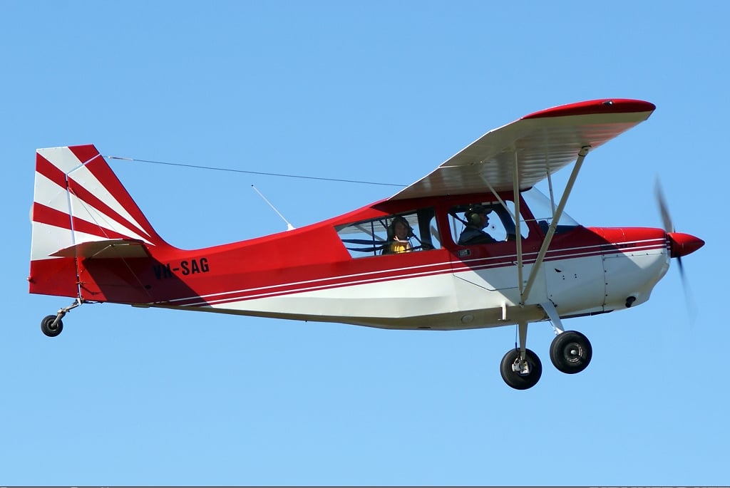 American Champion 7ECA Citabria in flight
