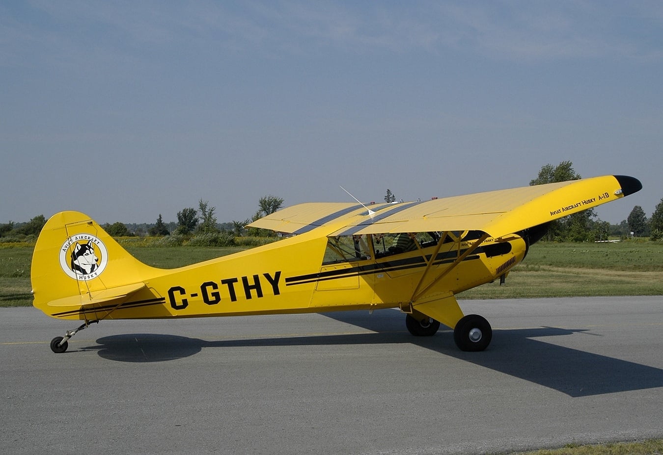Aviat Husky A-1B in backcountry flight