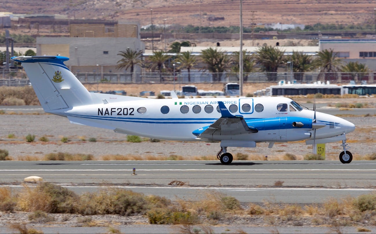 Beechcraft King Air 350i on the ramp