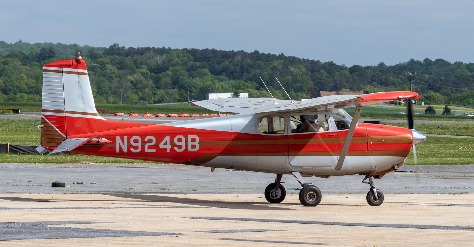 Cessna 175 Skylark on the ramp