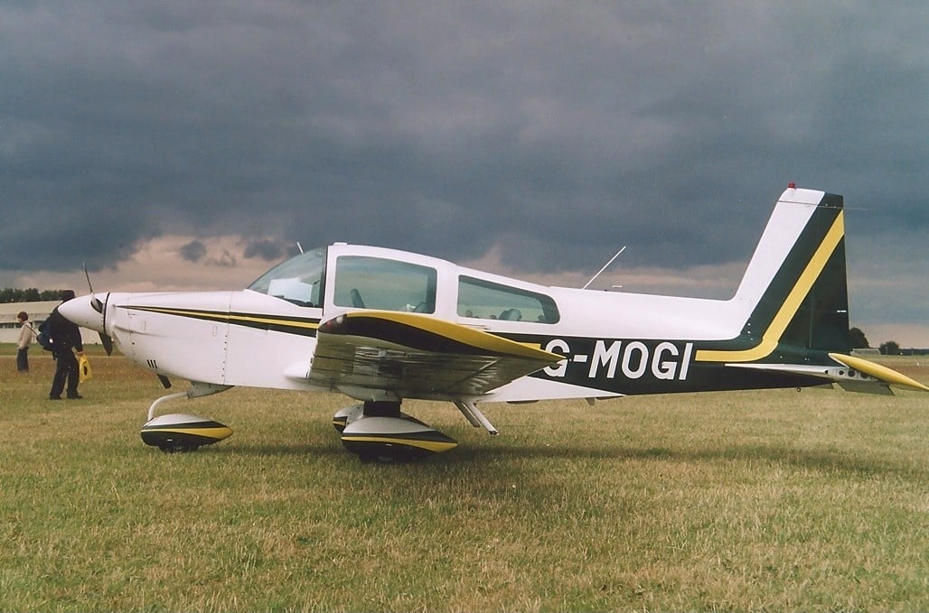 Grumman AA-5A Cheetah on the ramp